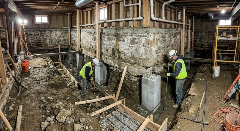 Basement Underpinning in Larimer County, CO