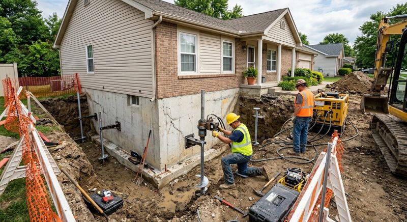 Building Foundation Repair in Evans, CO