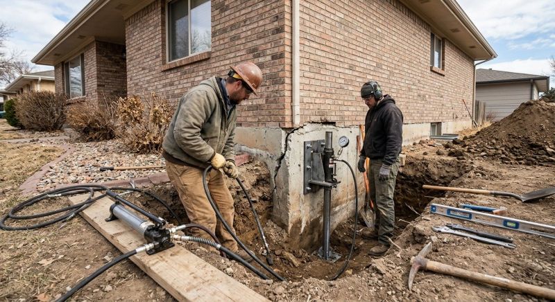 Concrete Foundation Repair in Wellington, CO