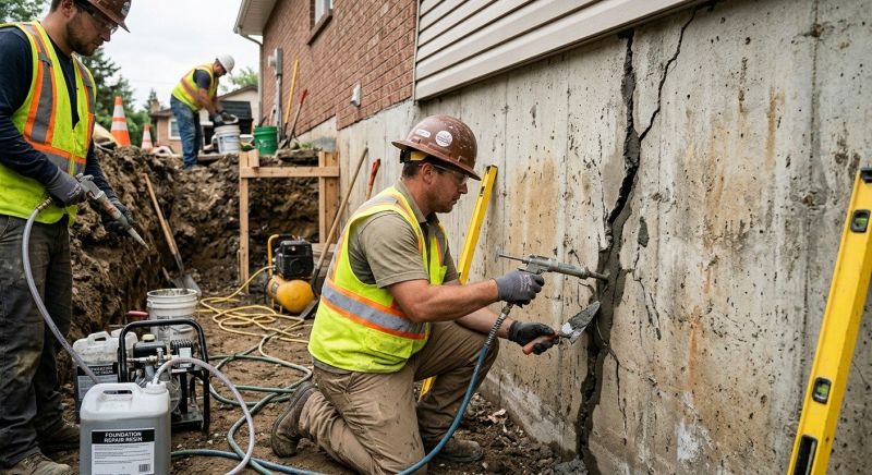 Cracked Foundation Repair in Johnstown, CO