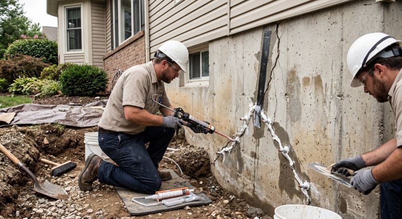 Cracked Foundation Repair in Timnath, CO