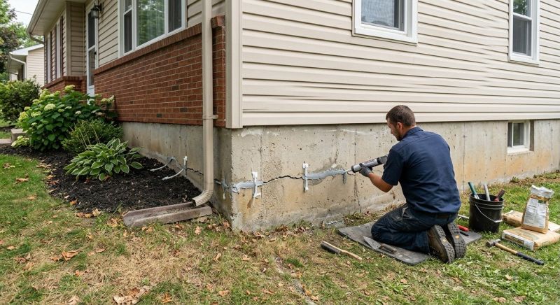 Cracked Foundation Repair in Timnath, CO