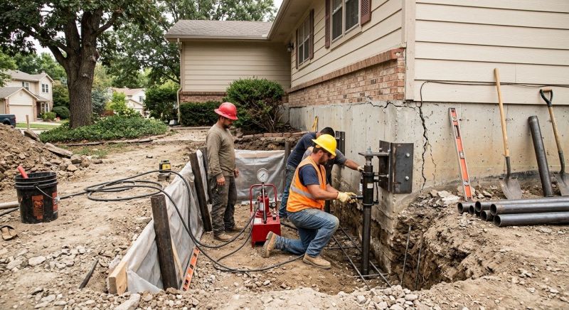 Cracked Foundation Repair in Wellington, CO