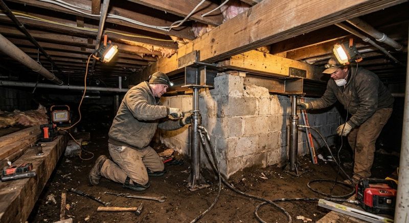 Deep Foundation Repair in Larimer County, CO