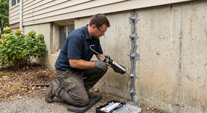 Foundation Crack Sealing in Larimer County, CO