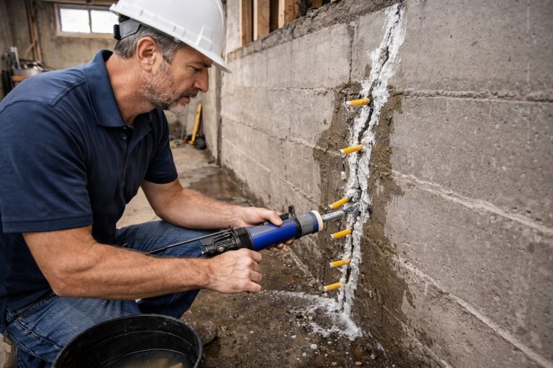 Foundation Crack Sealing in Larimer County, CO