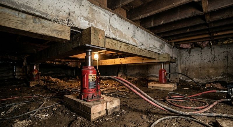 Foundation Jacking in Johnstown, CO