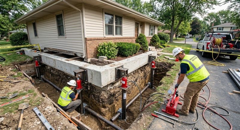 Foundation Jacking in Milliken, CO