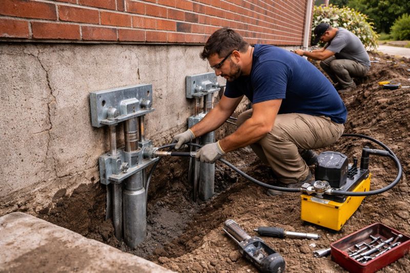 Foundation Pier Repair in Larimer County, CO