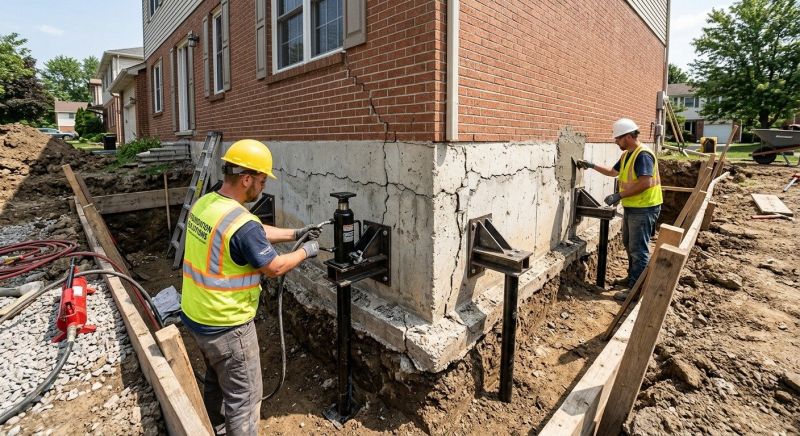 Foundation Pier Repair in Larimer County, CO