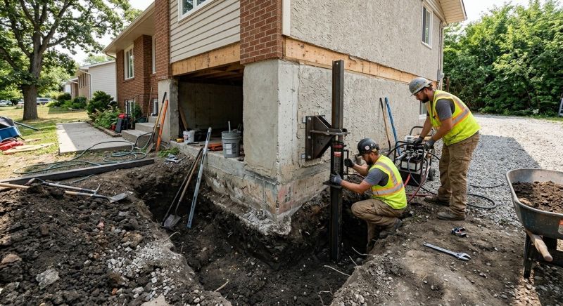 Foundation Pier Repair in Larimer County, CO