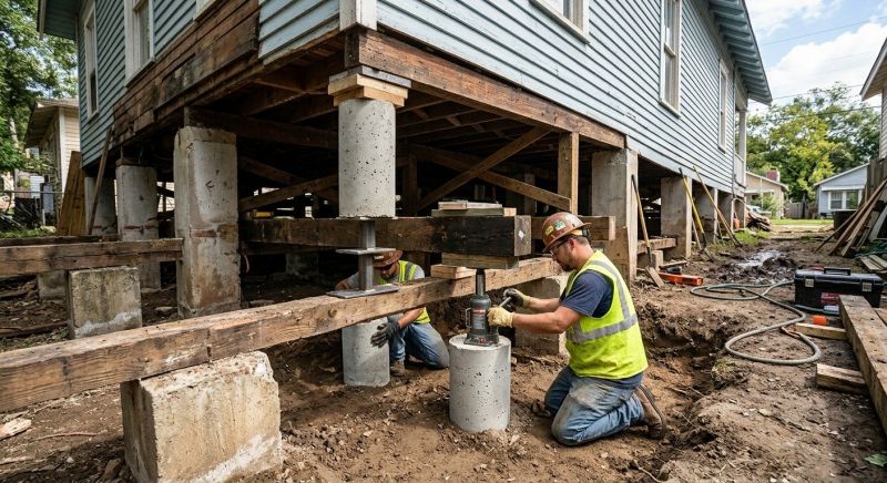 Foundation Pier Repair in Larimer County, CO