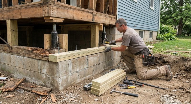 House Foundation Repair in Windsor, CO