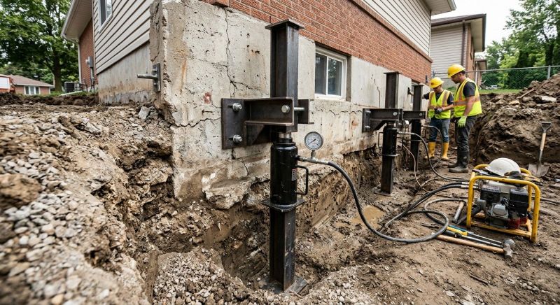 Sinking Foundation Lifting in Larimer County, CO