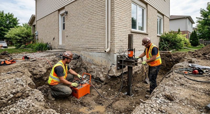 Sinking Foundation Lifting in Larimer County, CO