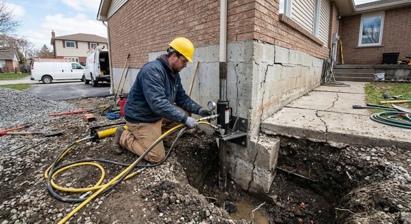 Sinking Foundation Repair in Berthoud, CO