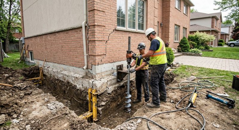 Sinking Foundation Repair in Larimer County, CO