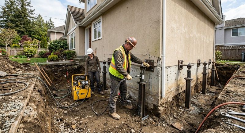 Sinking Foundation Repair in Milliken, CO