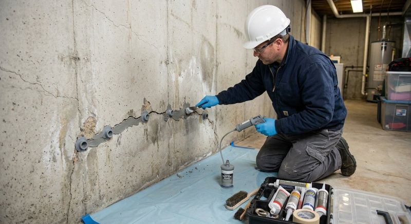 Structural Crack Repair in Larimer County, CO